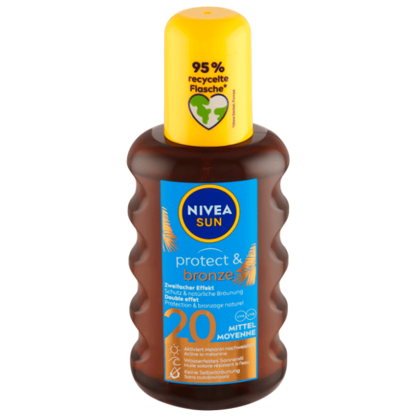 Ulje za sunčanje NIVEA Sun protect & bronze oil SPF20 200ml 0
