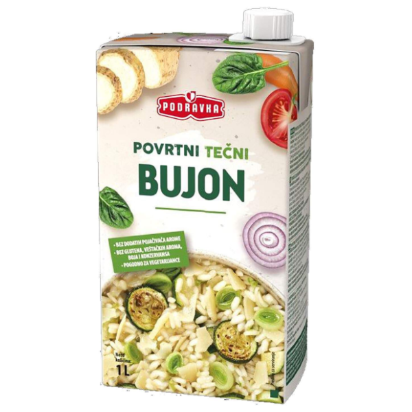 Tekući bujon PODRAVKA od povrća 1l 0