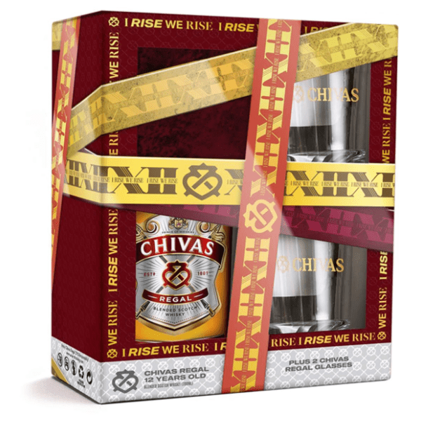 Viski CHIVAS Regal 12 y.o 0,7l + 2 čaše 0