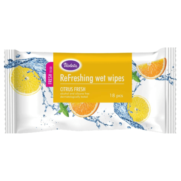 Vlažne maramice VIOLETA citrus fresh 18kom 0