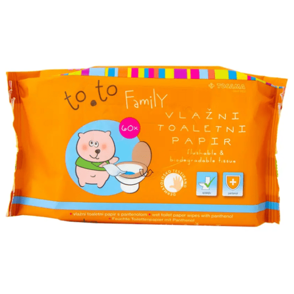 Vlažni toaletni papir TOSAMA to.to sensitive 60kom 0
