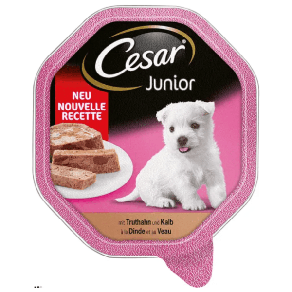 CESAR Junior hrana za pse puretina teletina 150g 0
