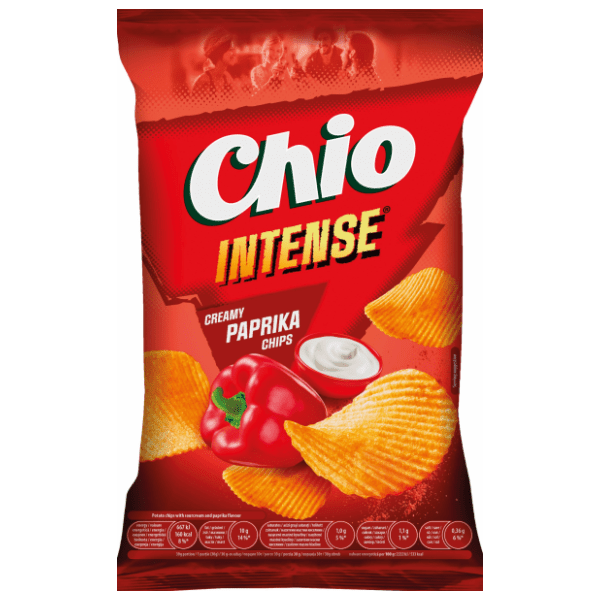 CHIO čips intense creamy paprika 120g 0