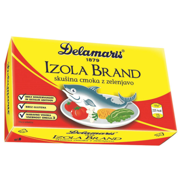 DELAMARIS skuša s povrćem 125g 0