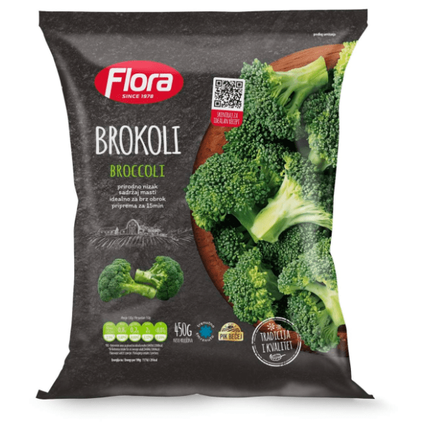 FLORA brokula 450g 0