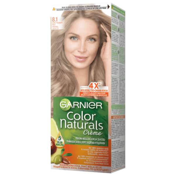 GARNIER Color Naturals boja za kosu 8.1 light ashy blond 0