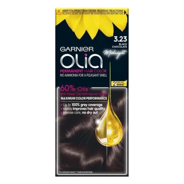 GARNIER Olia boja za kosu 3.23 black chocolate 0