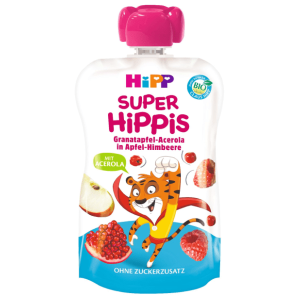 HIPP voćni pire jabuka malina nar aronija 100g 0