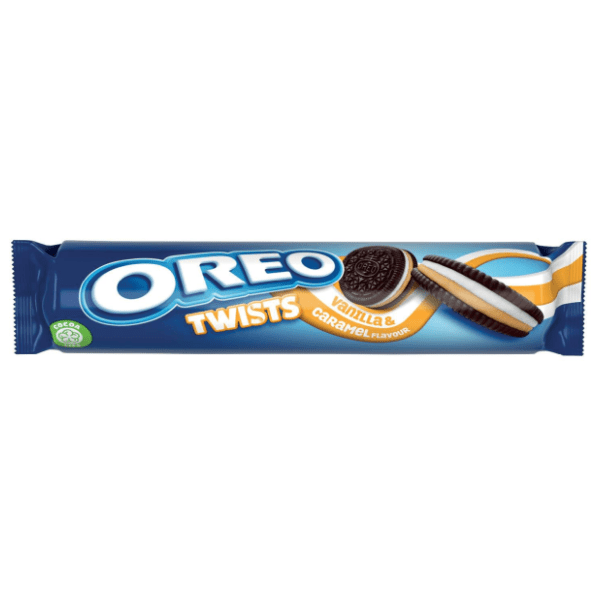 Keks OREO twists vanilija & karamela 157g 0