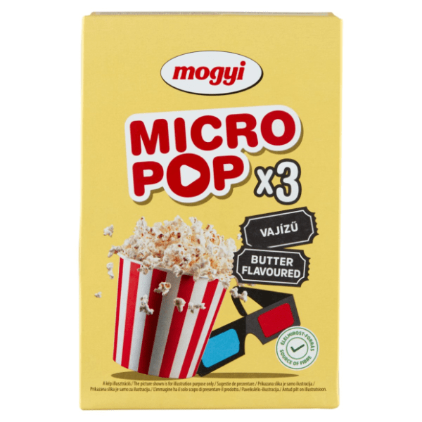Kokice MOGYI Micro pop za mikrovalnu maslac 3x100g 0