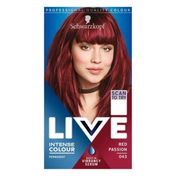 LIVE Intense Colour boja za kosu 043 red passion 0
