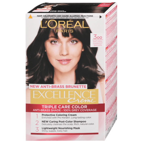 L'OREAL Excellence boja za kosu 300 natural darkest brown 0