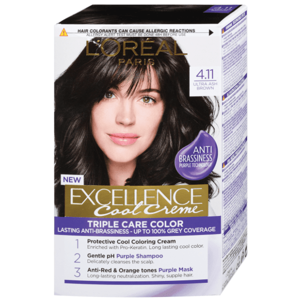 L'OREAL Excellence boja za kosu 4.11 ultra ash brown 0