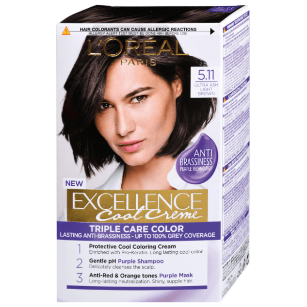 L'OREAL Excellence boja za kosu 5.11 ultra ash light brown 0