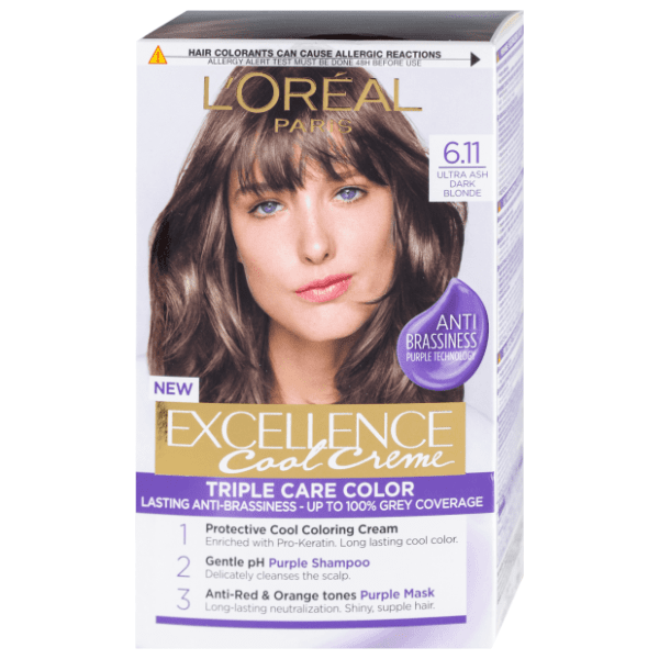 L'OREAL Excellence boja za kosu 6.11 ultra ash dark blonde 0