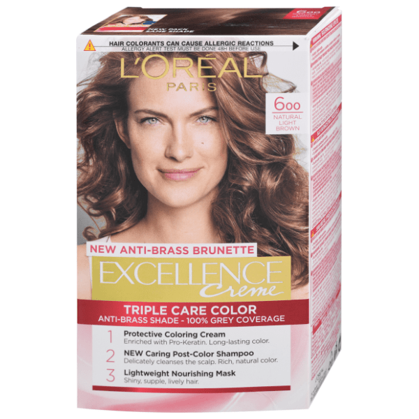 L'OREAL Excellence boja za kosu 600 natural light brown 0