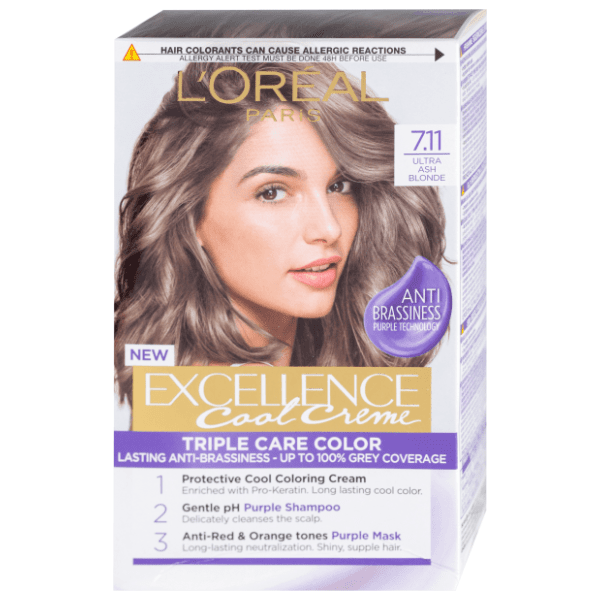 L'OREAL Excellence boja za kosu 7.11 ultra ash blonde 0