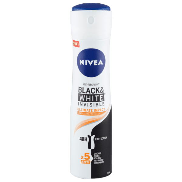 NIVEA dezodorans Black & White invisible 150ml 0