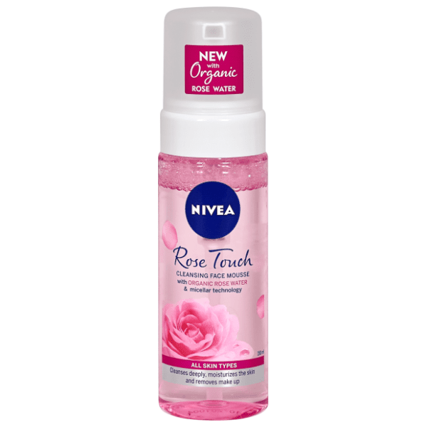 NIVEA Rose Touch pjena za čišćenje lica 150ml 0