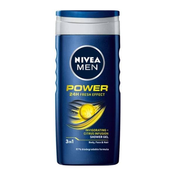 Gel za tuširanje NIVEA Men power fresh 250ml 0