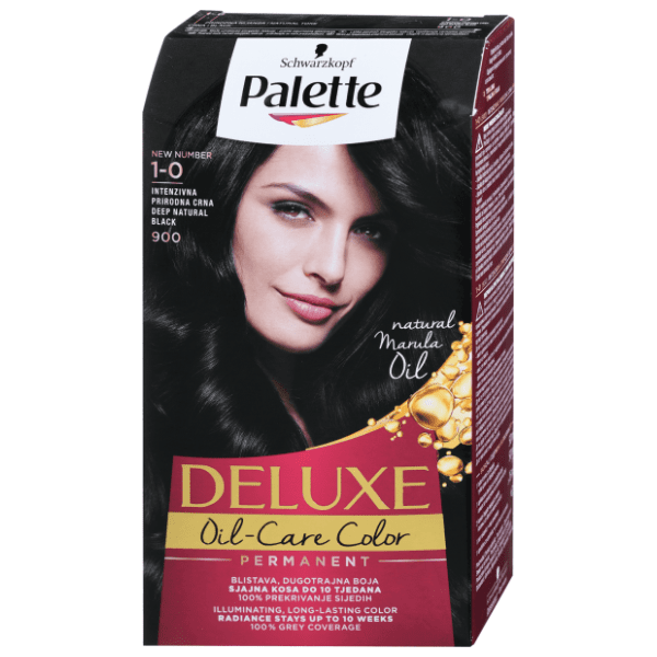 PALETTE Deluxe boja za kosu 1.0 natural black 0