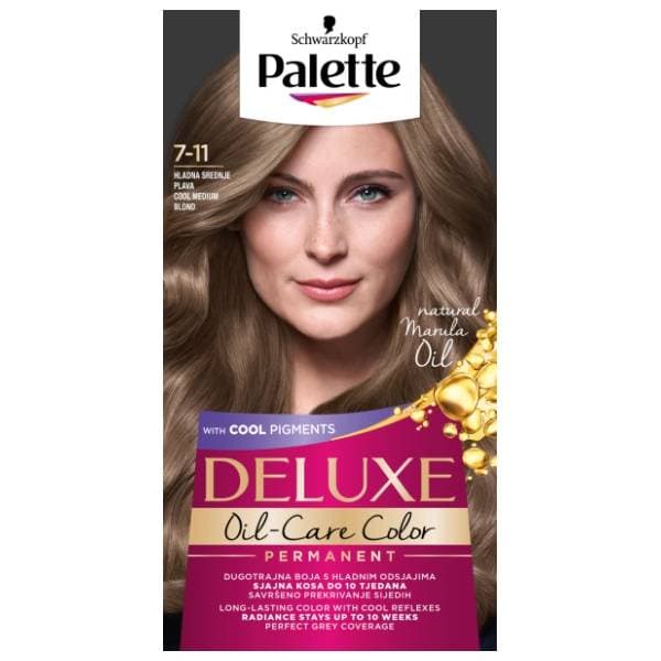 PALETTE Deluxe boja za kosu 7.11 middle blonde 0