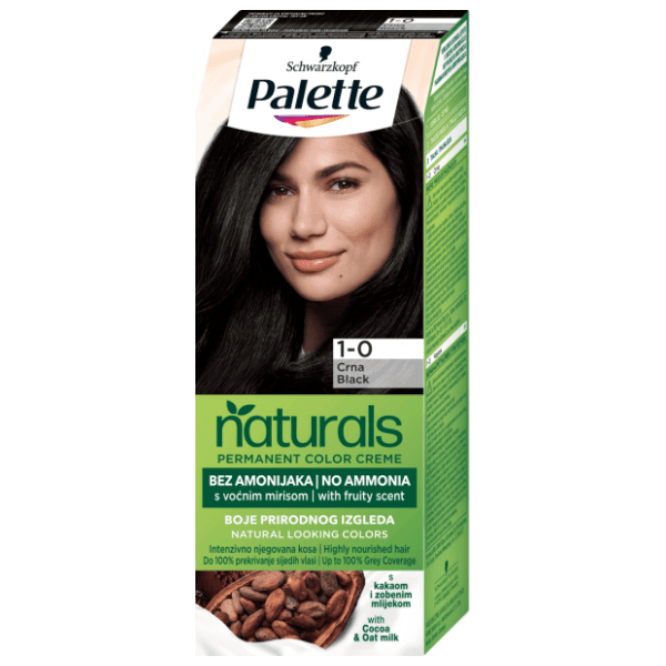 PALETTE Naturals boja za kosu 1.0 black 0