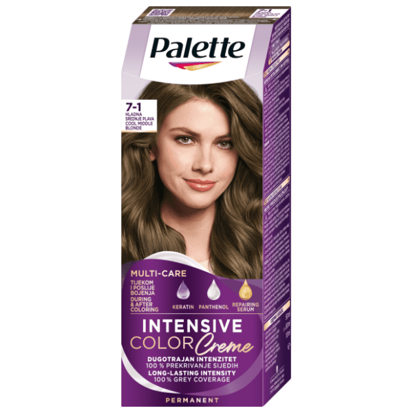 PALETTE Intensive Color boja za kosu 7.1 middle blonde 0