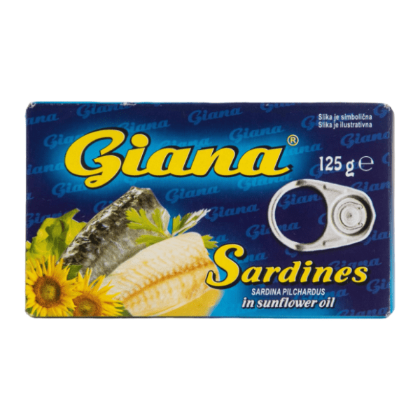 Sardine GIANA u ulju 125g 0