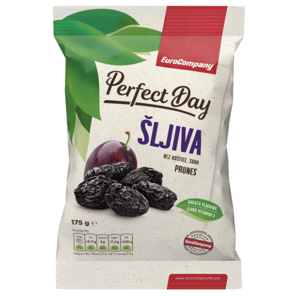 Suhe šljive EUROCOMPANY bez koštica 175g 0