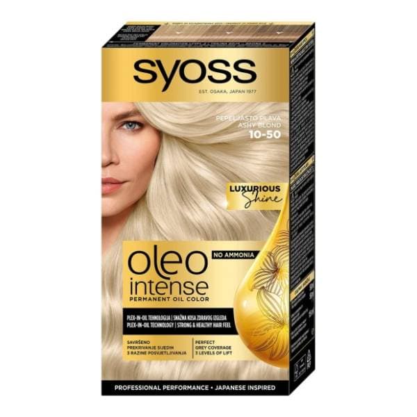 SYOSS Oleo Intense boja za kosu 10.50 ashy blond 0