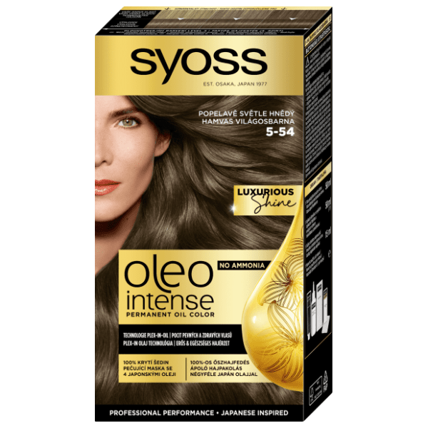 SYOSS Oleo Intense boja za kosu 5.54 ashy light brown 0