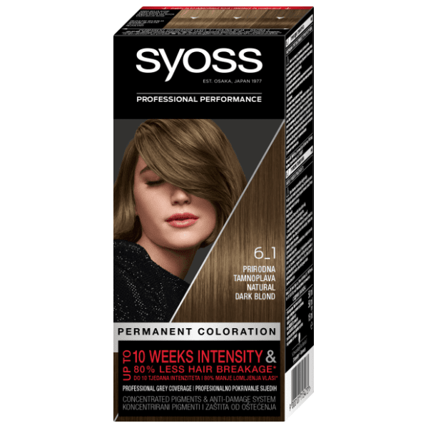 SYOSS Professional Performance boja za kosu 6.1 dark blond 0