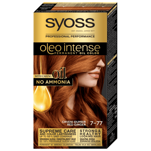SYOSS Oleo Intense boja za kosu 7.77 red ginger 0