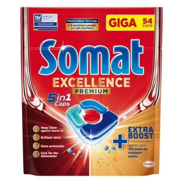 Tablete SOMAT Excellence premium 54kom 0