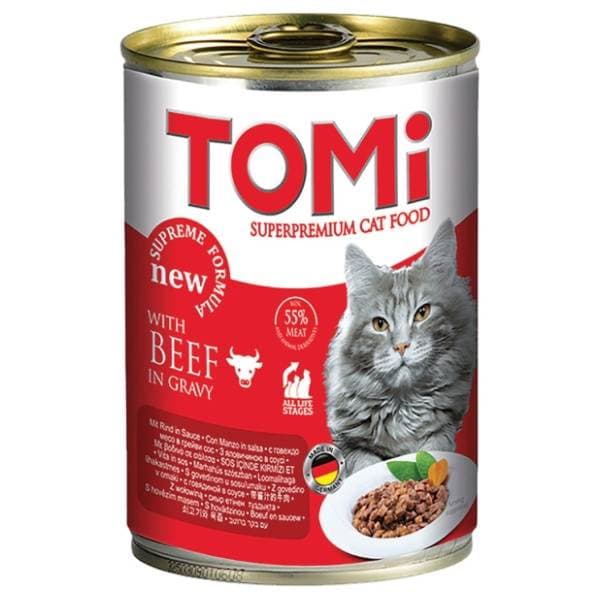TOMI hrana za mačke govedina 400g 0