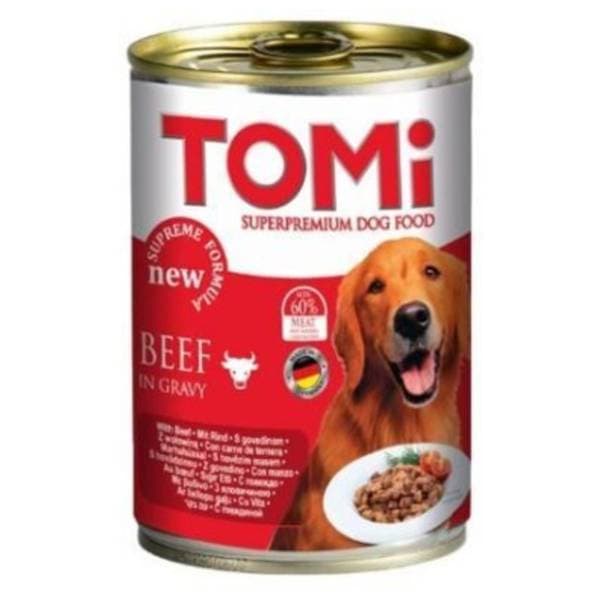 TOMI hrana za pse u konzervi govedina 1,2kg 0