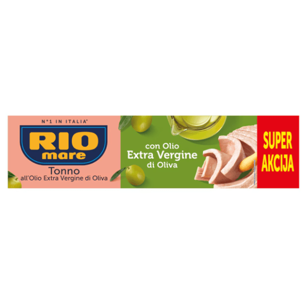 Tuna RIO MARE u hladno prešanom maslinovom ulju 4x80g 0