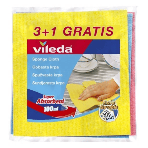 VILEDA vlažne krpe 3+1 gratis 0