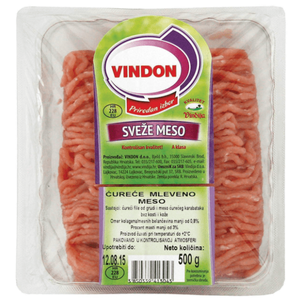 VINDON pureće mljeveno meso 500g 0