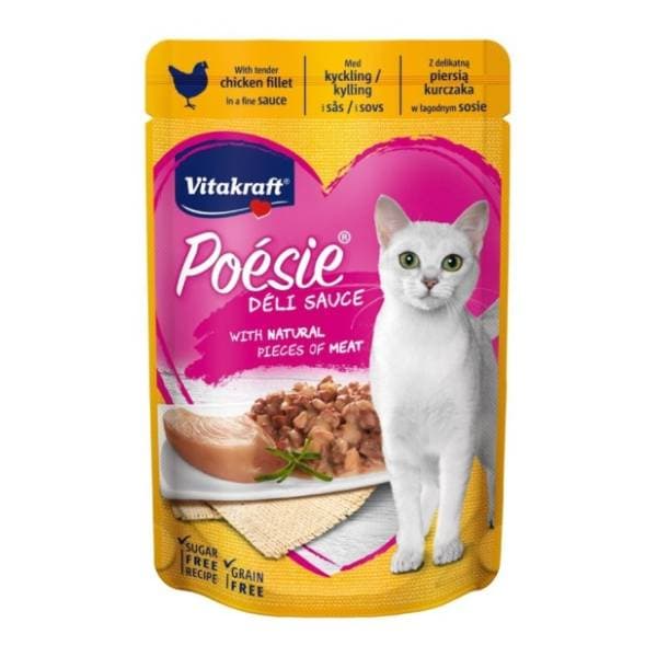 VITAKRAFT hrana za mačke poesie piletina 85g 0
