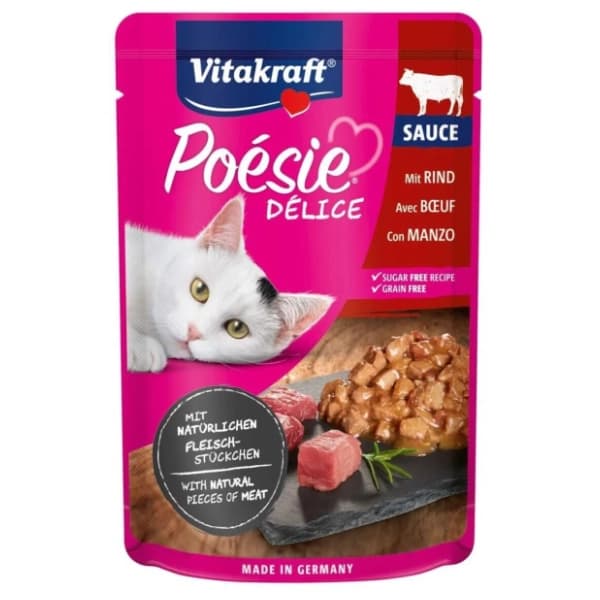 VITAKRAFT posie dlice govedina 85g 0
