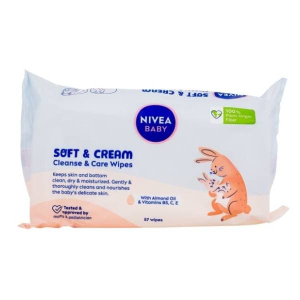 Vlažne maramice NIVEA Soft & cream 57kom 0