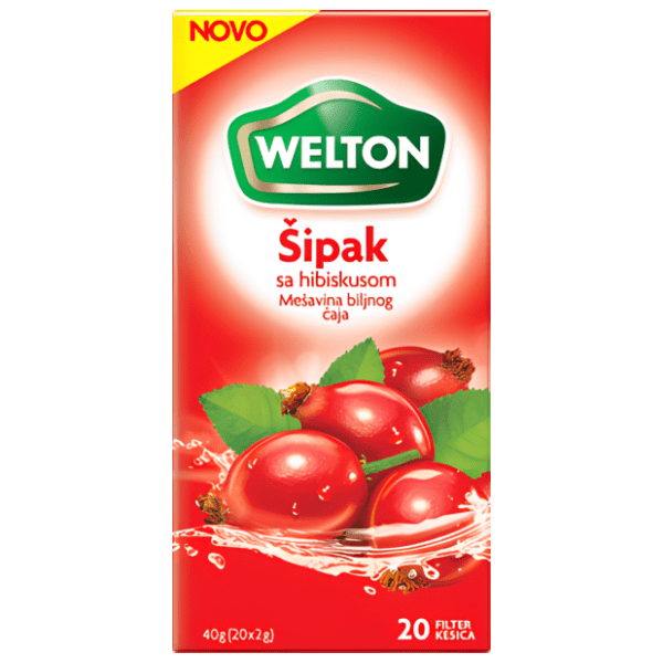 WELTON čaj šipak s hibiskusom 40g 0