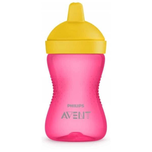 AVENT šalica s tvrdim kljunom 300ml roza 0