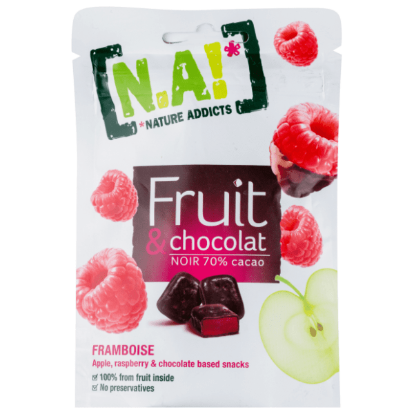 Bomboni NATURE ADDICTS malina tamna čokolada 35g 0