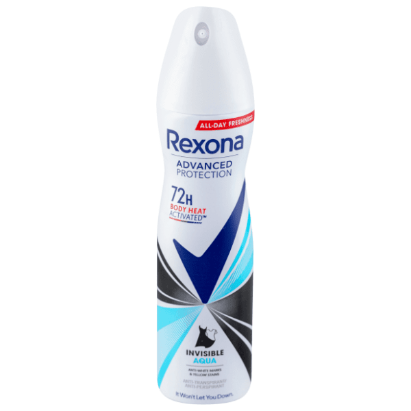 Dezodorans REXONA Advanced protection invisible aqua 150ml 0