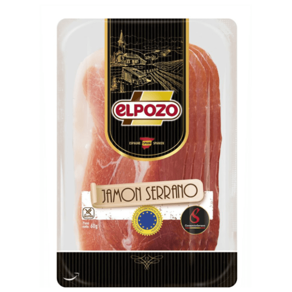 ELPOZO pršut serrano narezak 60g 0