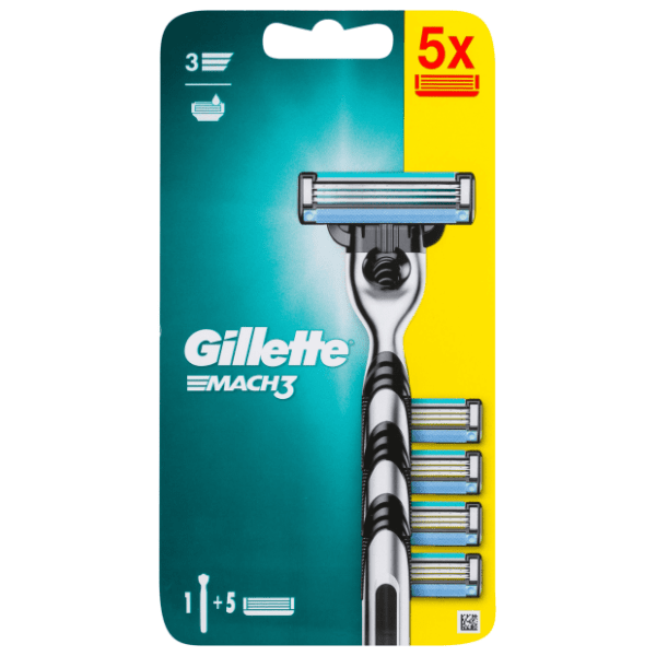 GILLETTE mach3 brijač + 5 uložaka 0