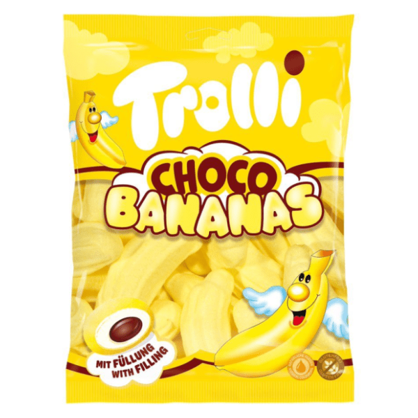 Gumeni bomboni TROLLI choco bananas 150g 0